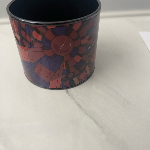 Hermes large cuff bracelet black enamel - Picture 7 of 15